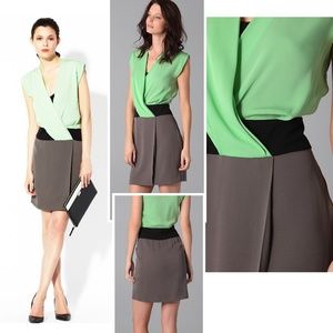 Diane von Furstenberg Nori Crepe Dress sz 2 euc